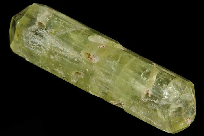 Lustrous Yellow Apatite Crystal - Morocco #82563